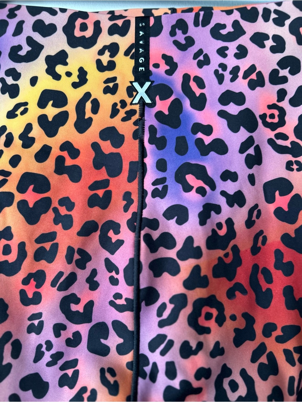 Savage x Fenty Hotline High-Waist Caramel Leopard Leggings - Picture 6 of 11